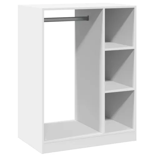 Ormar bijeli 77 x 48 x 102 cm od konstruiranog drva - Bijela 77 x 48 x 102 cm 1 sa šipkom Cijena