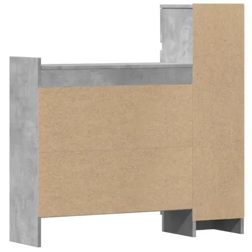 Ormarić za cipele boja betona 100,5x28x100 cm konstruirano drvo - Beton siva Cijena
