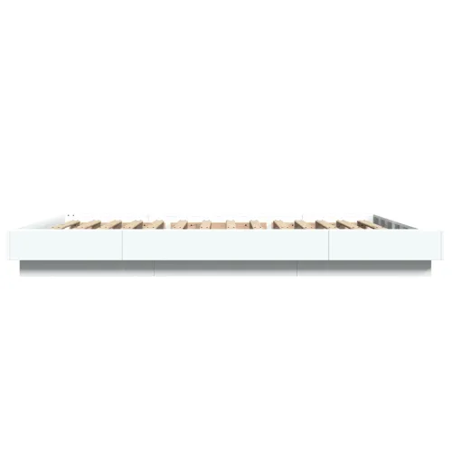 Okvir za krevet bijeli 120x190 cm konstruirano drvo - Bijela 120 x 190 cm Cijena
