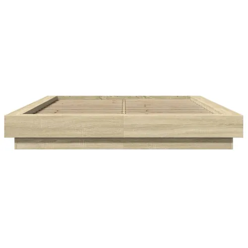 Okvir za krevet boja hrasta 120x190 cm od konstruiranog drva - Sonoma hrast 120 x 190 cm Cijena