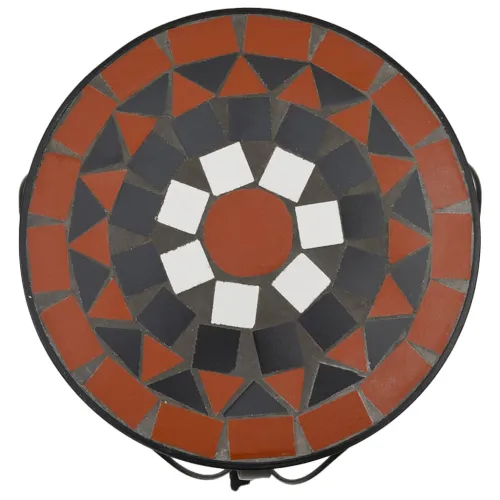 Stalci za biljke 3 kom terakota i crni keramički - Terakota i crna 26 x 35 cm 3 Cijena