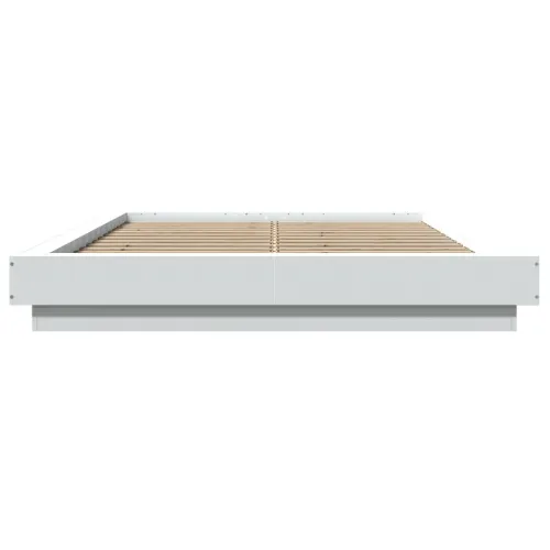 Okvir za krevet bijela 140x190 cm konstruirano drvo - Bijela 140 x 190 cm Cijena