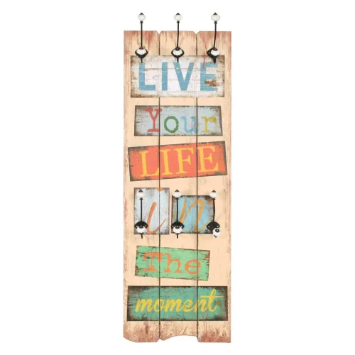 Zidna vješalica za kapute sa 6 kuka LIVE LIFE 120 x 40 cm &nbsp; - Live Life 1 Live Life Cijena