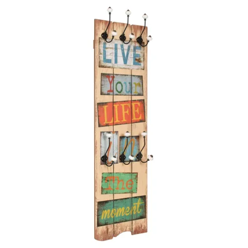 Zidna vješalica za kapute sa 6 kuka LIVE LIFE 120 x 40 cm &nbsp; - Live Life 1 Live Life Cijena