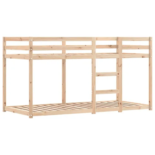 Krevet na kat sa zavjesama plavi 90 x 200 cm od borovine - Plava 90 x 200 cm Cijena