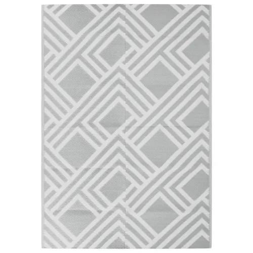 Vanjski tepih ARAKIL sivi 160x230 cm PP - Prugasto siva 160 x 230 cm 1 Cijena