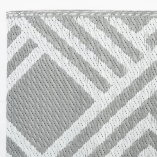 Vanjski tepih ARAKIL sivi 160x230 cm PP - Prugasto siva 160 x 230 cm 1 Cijena