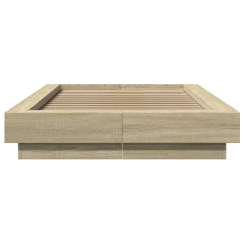 Okvir za krevet boja hrasta 90 x 190 cm od konstruiranog drva - Sonoma hrast 90 x 190 cm Cijena