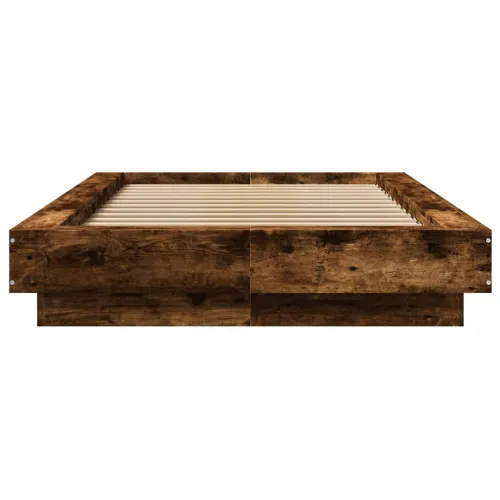Okvir za krevet boja hrasta 90x190 cm konstruirano drvo - Dimljeni hrast 90 x 190 cm Cijena