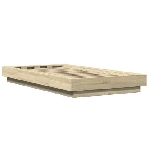 Okvir za krevet boja hrasta 90x200 cm konstruirano drvo - Sonoma hrast 90 x 200 cm Cijena