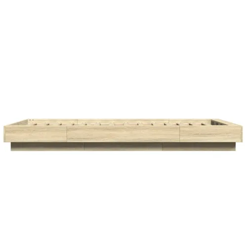 Okvir za krevet boja hrasta 90x200 cm konstruirano drvo - Sonoma hrast 90 x 200 cm Cijena
