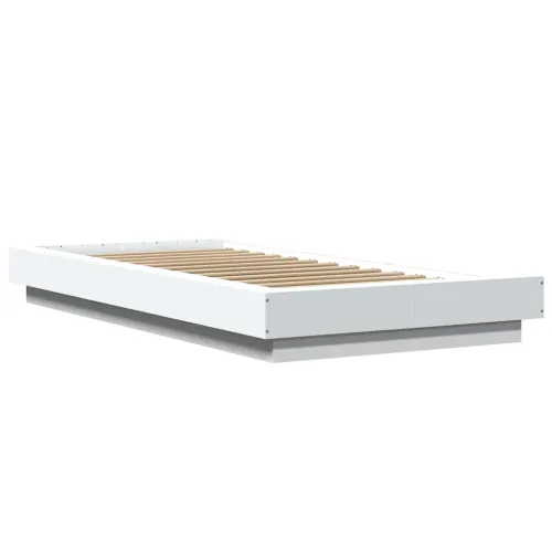 Okvir za krevet bijeli 120 x 200 cm konstruirano drvo - Bijela 100 x 200 cm Cijena