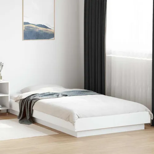 Okvir za krevet bijeli 120 x 200 cm konstruirano drvo - Bijela 100 x 200 cm Cijena