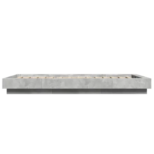 Okvir kreveta boja betona 75x190 cm od konstruiranog drva - Beton siva 75 x 190 cm Cijena