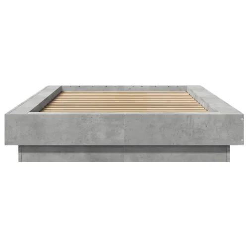 Okvir kreveta boja betona 75x190 cm od konstruiranog drva - Beton siva 75 x 190 cm Cijena