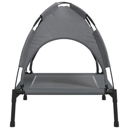 Krevet za pse s krovom antracit od tkanine Oxford i čelika - 63 x 49,5 x 60 cm Antracit Cijena