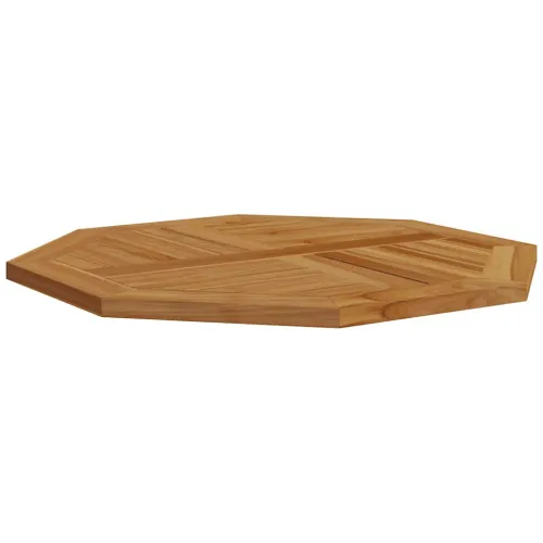 Stolna ploča 80 x 80 x 2,5 cm osmerokutna od masivne tikovine - 80 x 80 cm osmerokutni Cijena
