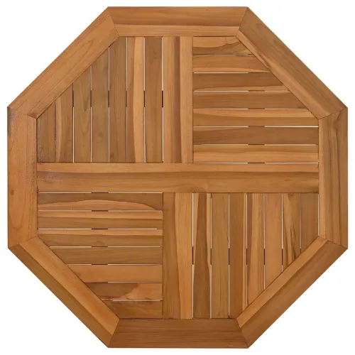 Stolna ploča 80 x 80 x 2,5 cm osmerokutna od masivne tikovine - 80 x 80 cm osmerokutni Cijena