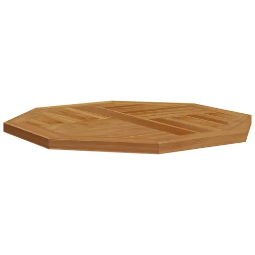Stolna ploča 70 x 70 x 2,5 cm osmerokutna od masivne tikovine - 70 x 70 cm osmerokutni Cijena