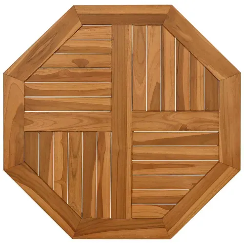 Stolna ploča 70 x 70 x 2,5 cm osmerokutna od masivne tikovine - 70 x 70 cm osmerokutni Cijena