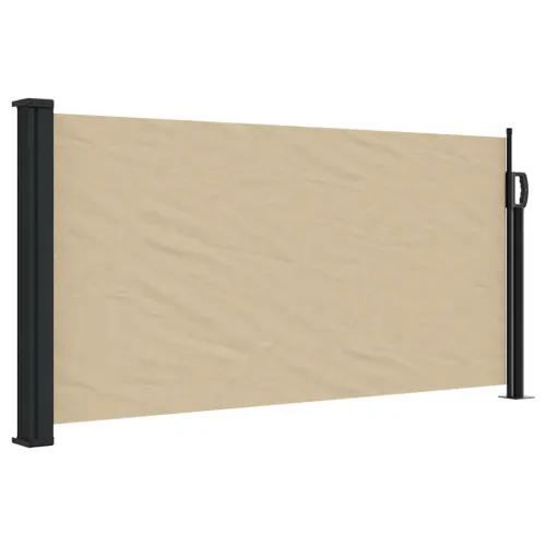 Bočna tenda na uvlačenje bež 100 x 300 cm - Bež 100 x 300 cm Cijena