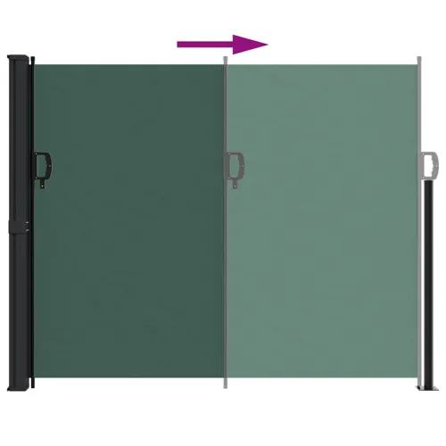 Uvlačiva bočna tenda tamnozelena 170 x 300 cm - Tamnozelena 170 x 300 cm Cijena