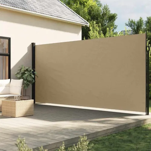 Bočna tenda na uvlačenje bež 200 x 500 cm - Bež 200 x 500 cm Cijena