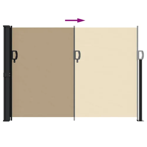 Uvlačiva bočna tenda bež 140 x 600 cm - Bež 140 x 600 cm Cijena
