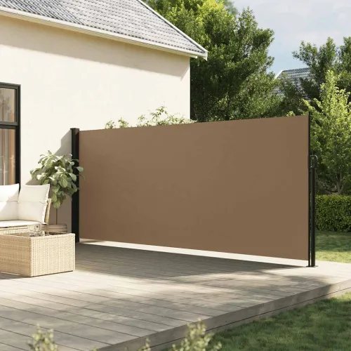 Bočna tenda na uvlačenje smeđesiva 180x600 cm - Sivo-smeđa 180 x 600 cm Cijena