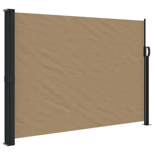 Bočna tenda na uvlačenje smeđesiva 140 x 500 cm - Sivo-smeđa 140 x 500 cm Cijena