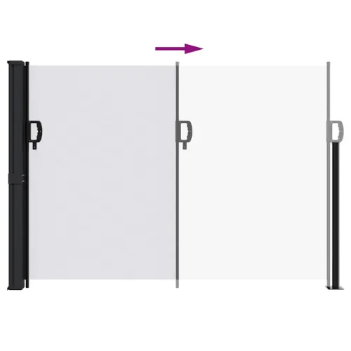 Bočna tenda na uvlačenje bijela 140 x 500 cm - Bijela 140 x 500 cm Cijena