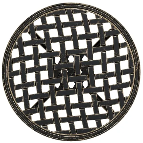 Vrtni stol brončani Ø48x53 cm od lijevanog aluminija - Bronzana 1 Cijena