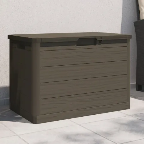Vanjska kutija za jastuke siva 77,5x44,5x53 cm polipropilen - Smeđa 160 l Smeđa 160 l Cijena