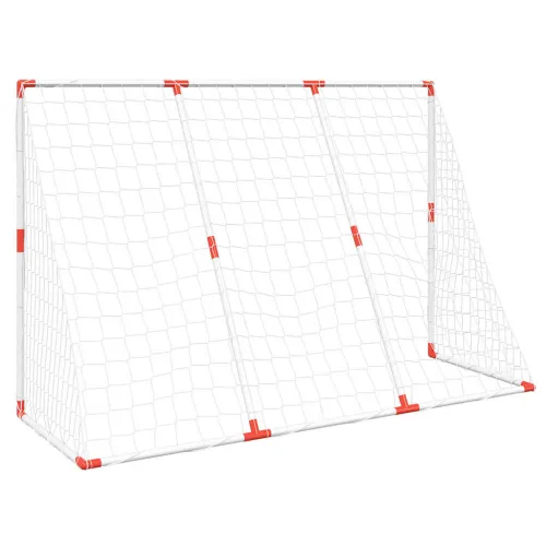 Dječji nogometni gol s loptama 2-u-1 bijeli 184 x 64 x 124 cm Cijena