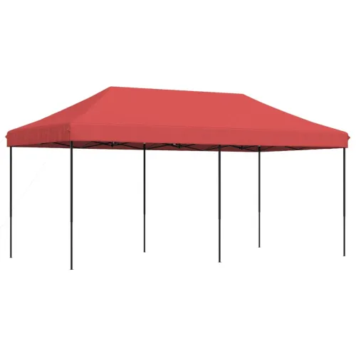 Sklopivi prigodni šator za svadbe - šator za zabave bordo 580x292x315 cm - Tamno crvena Bez bočnog zida Ne Cijena