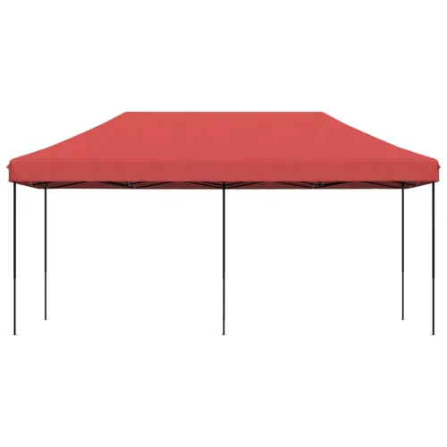 Sklopivi prigodni šator za svadbe - šator za zabave bordo 580x292x315 cm - Tamno crvena Bez bočnog zida Ne Cijena