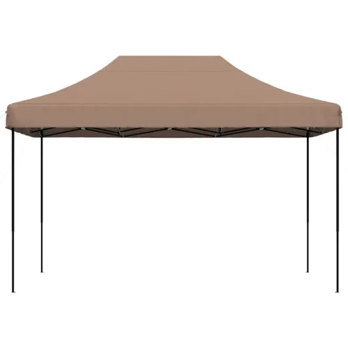 Sklopivi prigodni šator za svadbe - šator za zabave smeđi 410 x 279 x 315 cm - Smeđa Bez bočnog zida Ne Cijena