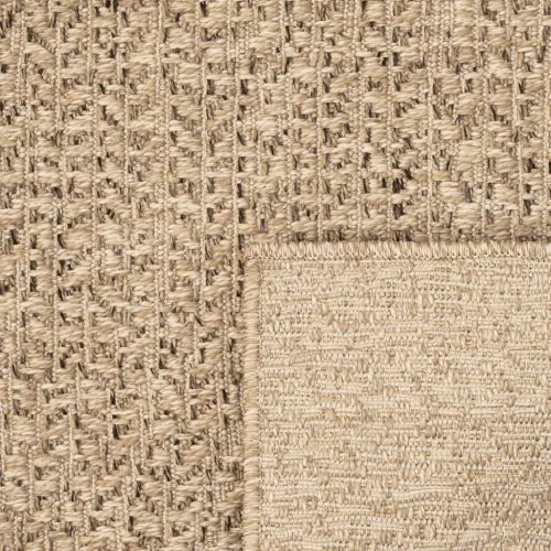 Tepih ZIZUR 80 x 200 cm s izgledom jute unutarnji i vanjski - Smeđa 80 x 200 cm Okruglo Cijena