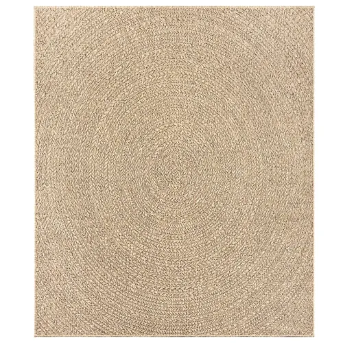 Tepih ZIZUR 240 x 340 cm s izgledom jute unutarnji i vanjski - Smeđa 240 x 340 cm Okruglo Cijena