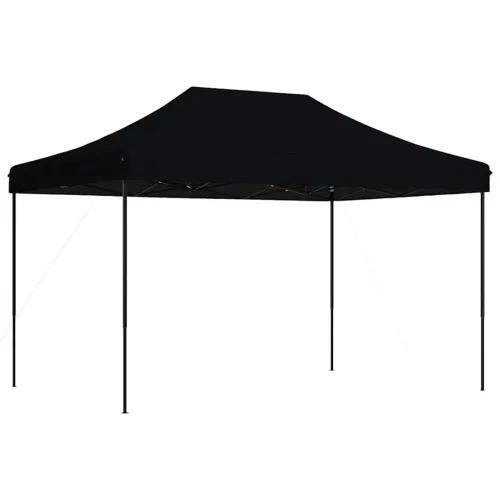 Sklopivi prigodni šator za svadbe - šator za zabave crni 410 x 279 x 315 cm - Crna Bez bočnog zida Ne Cijena