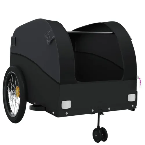 Prikolica za bicikl crna 45 kg željezna - Crna 68 x 133 x 68 cm Cijena