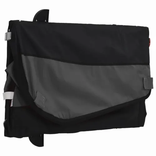 Prikolica za bicikl crna 45 kg željezna - Crna 68 x 133 x 68 cm Cijena