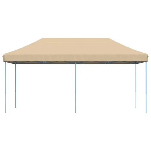 Sklopivi prigodni šator za svadbe - šator za zabave bež 580x292x315 cm - Bež Bez bočnog zida Ne Cijena
