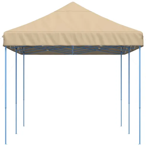 Sklopivi prigodni šator za svadbe - šator za zabave bež 580x292x315 cm - Bež Bez bočnog zida Ne Cijena