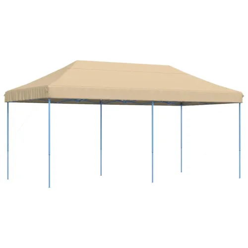 Sklopivi prigodni šator za svadbe - šator za zabave bež 580x292x315 cm - Bež Bez bočnog zida Ne Cijena
