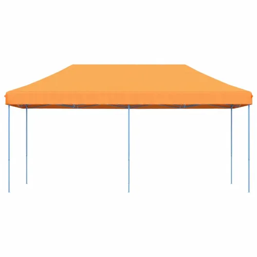 Sklopivi prigodni šator za svadbe - šator za zabave smeđi 580x292x315 cm - Narančasta Bez bočnog zida Ne Cijena