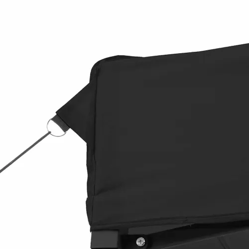 Sklopivi prigodni šator za svadbe - šator za zabave crni 580x292x315 cm - Crna Bez bočnog zida Ne Cijena