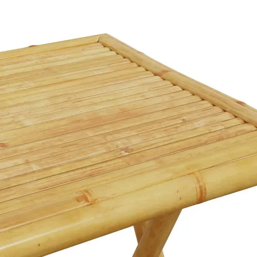 3-dijelni bistro set od bambusa - S naslonom za ruke Četvrtasto 1 Cijena