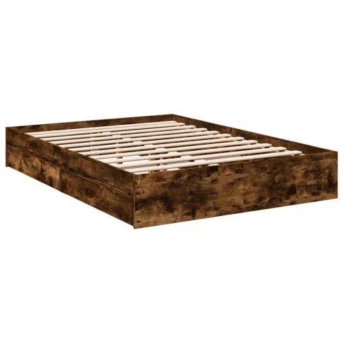 Okvir kreveta s ladicama boja hrasta 120x200 cm - Dimljeni hrast 120 x 200 cm Cijena