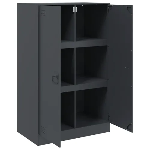 Komoda antracit 67 x 39 x 107 cm čelična - Antracit 1 Cijena